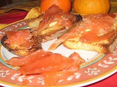 Salmone gravlax